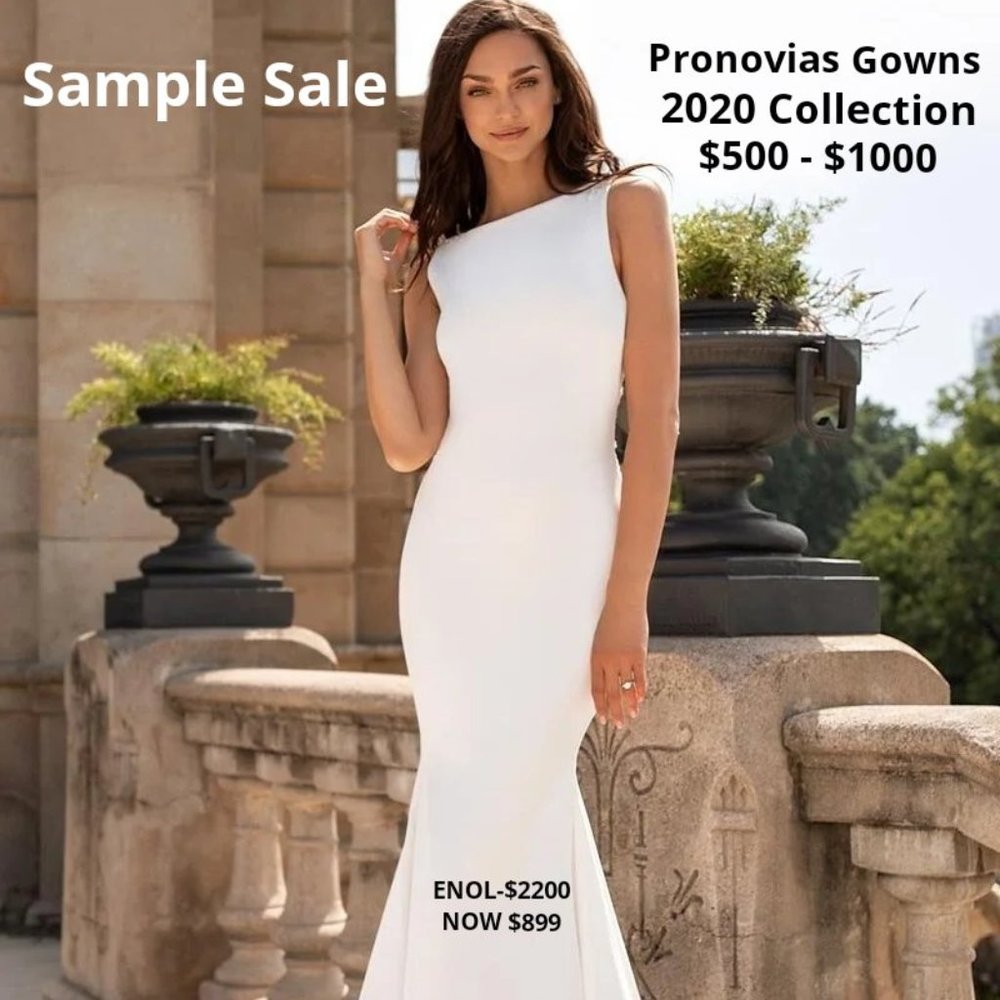 Pronovias Enol Sheath Bridal Gown